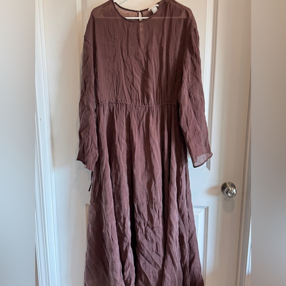 H&M Chocolate‎ Long Sleeve Dress - Picture 7 of 14